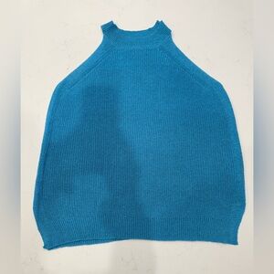 EUC Blue Women's Sleeveless Sweater